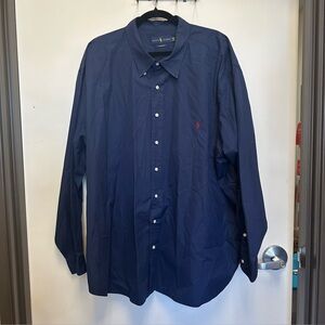 Ralph Lauren Blue Casual Button Down Shirt